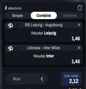 combine parions sport conseil football ticket fdj grosse cote fiable rentable