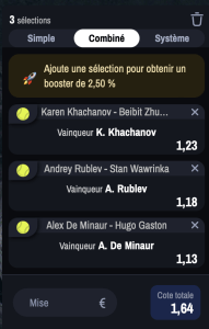 conseil ticket fdj pronostic tennis atp tour