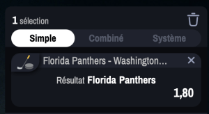tipster pro sport us , ticket fdj hockey sur glace nhl