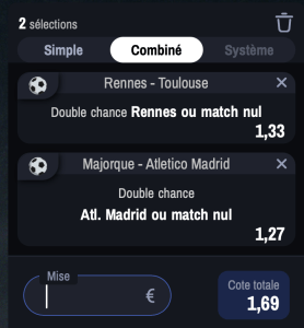 conseil combine parions sport ticket football fiable rentable