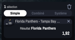conseil tipster pro sport us combine parions sport hockey sur glace NHL