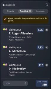ticket analyse sportive parions sport ticket fdj tennis atp tour pronostic conseil analyse atp Miami fdj grosse cote parions sport