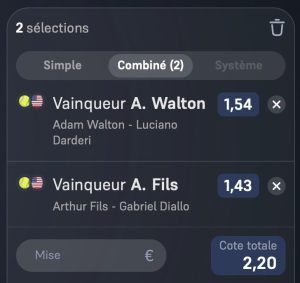 pronostic tennis parions sport ticket atp fdj