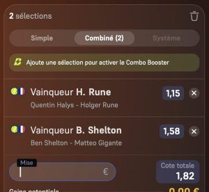 pronostic tennis ticket parions sport combine tennis atp tour grand chelem tournoi Roland garros ticket fdj combine conseil analyse sportive