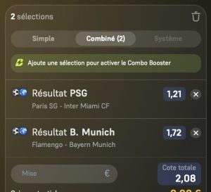 analyse ticket parions sport coupon combine tennis fdj
