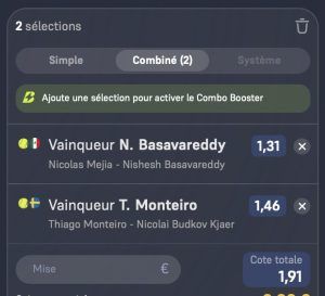 ticket pronostic combine parions sport tennis atp