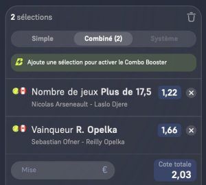 pronostic combine tennis atp conseil fdj