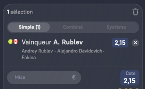 ticket analyse parions sport tennis atp