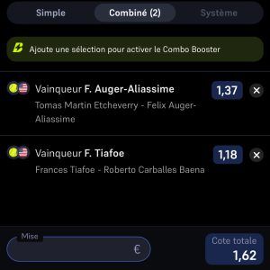 pronostic tennis combine fdj