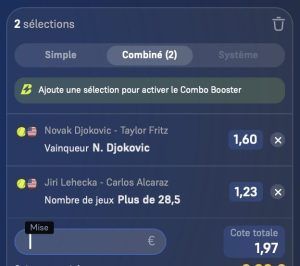 pronostic ticket parions sport combine analyse avis tennis pronostic fdj combine ticket tabac US Open grand chelem