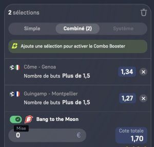 pronostic ticket avis combine fdj football parions sport analyse foot but