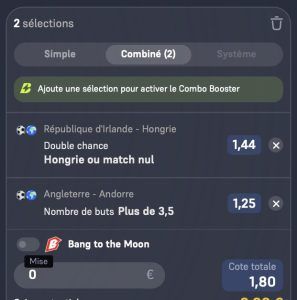 ticket parions sport fdj combine buteur grosse cote qualification coupe du monde équipe nationale