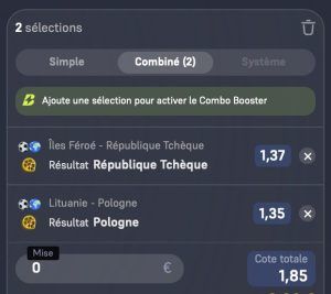 ticket parions sport combine football qualification coupe du monde ticket fdj