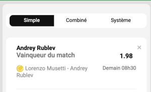 parions sport ticket atp tour balle jaune tennis coupon fdj fiable rentable