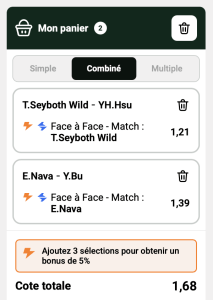 ticket analyse parions sport combine tennis atp coupon fdj