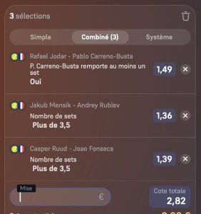 ticket analyse parions sport combine tennis atp roland garros balle jaune phase finale