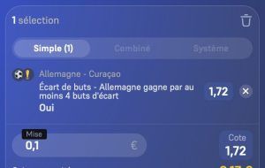 ticket analyse parions sport combine football coupe du monde coupon fdj score exact safe fun buteur grosse cote