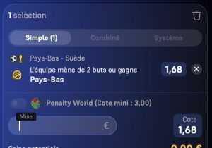 ticket analyse parions sport combine football coupon fdj