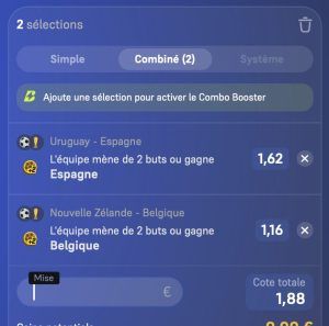 ticket analyse parions sport combine football coupe du monde coupon fdj fiable rentalbe