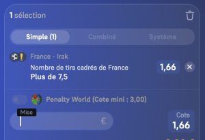 ticket analyse parions sport football coupe du monde équipe de france coupon fdj grosse cote fiable
