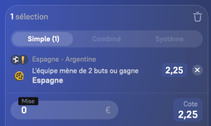 ticket analyze parions sport combine football coupon fdj finale coupe du monde