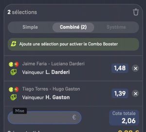 ticket analyse parions sport combine tennis atp tour tere battue coupon fdj