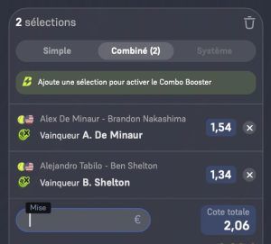 ticket analyse parions sport ticket tennis atp combine prono