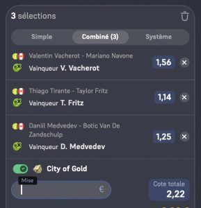 ticket analyse parions sport combine tennis atp pronostic sportif coupon fdj grosse cote