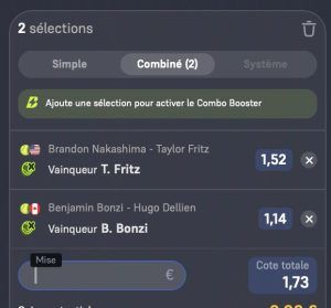 ticket tennis parions sport combine tennis atp ticket fdj parions sport fiable grosse cote