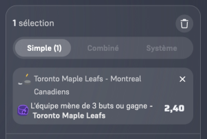 ticket analyse parions sport coupon grosse cote fdj pronosoft ticket NHL sport USA hockey sur glace grosse cote fiable coupon sur