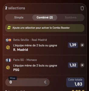 ticket analyse arions sport combine football psg